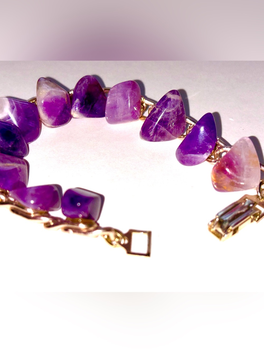 Firm price Vintage estate sale AMETHYSTbracelet - beautiful 🤩 read notes